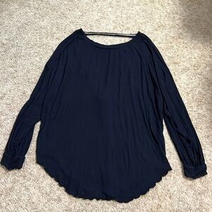 Free People Open back tunic size small EUC in black